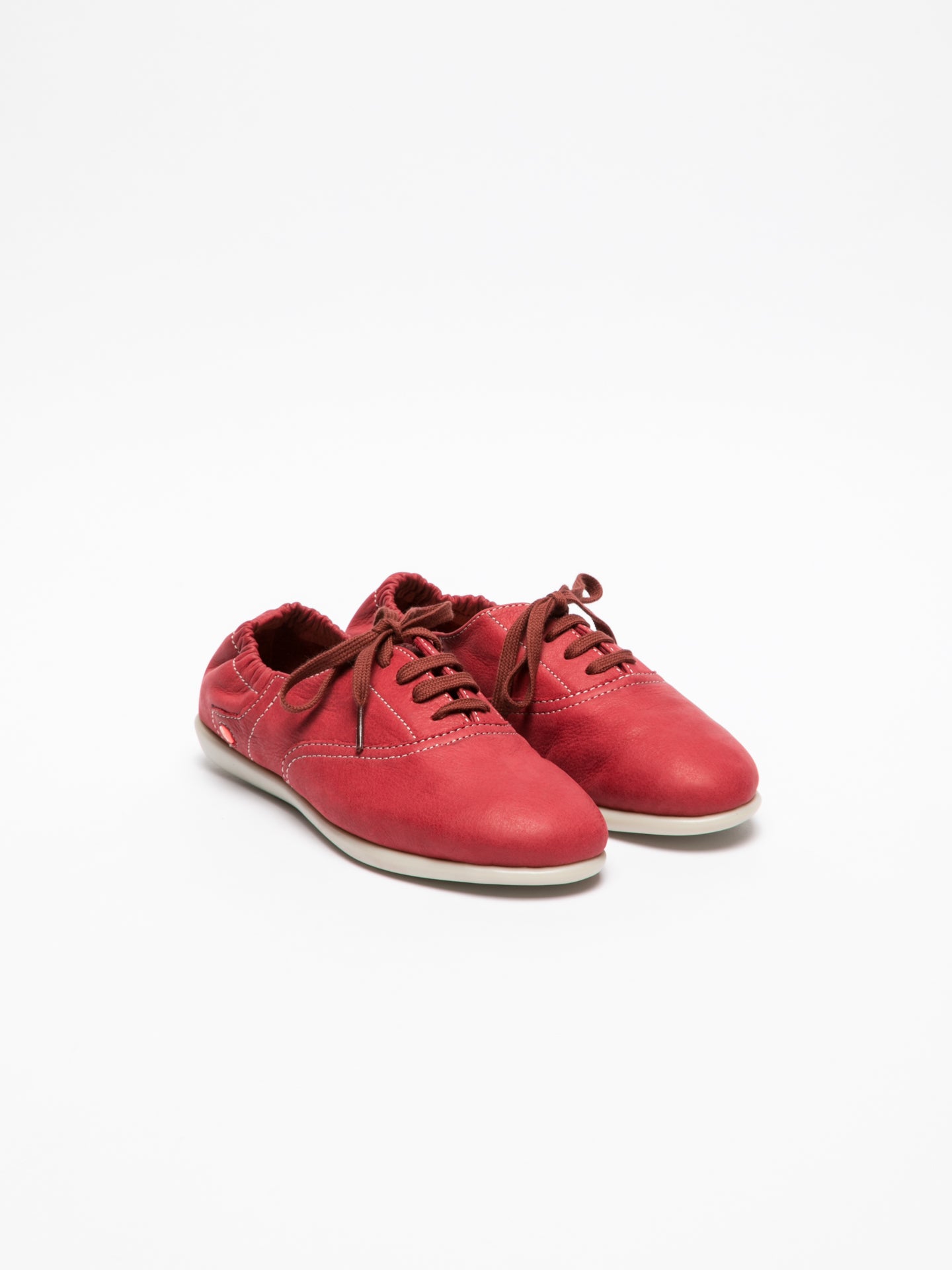 Softinos Crimson Lace-up Trainers